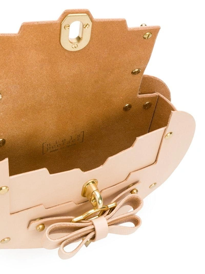 Shop Niels Peeraer Saddle Leather Heart Handbag In Pink