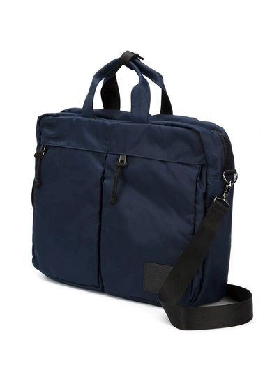 Shop 321 Canvas Briefcase In Blue