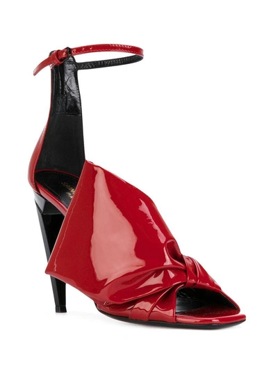 Shop Saint Laurent Freja 105 Sandals - Red
