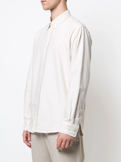 Shop Officine Generale Japanese Brushed Oxford Shirt