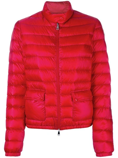 Shop Moncler 'plumífero' Quilted Jacket In Red