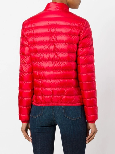 Shop Moncler 'plumífero' Quilted Jacket In Red