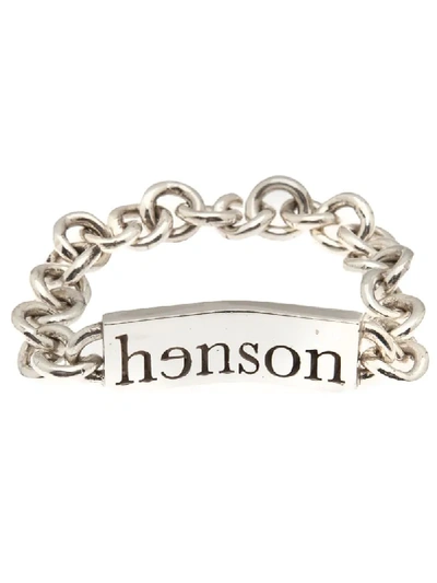 Shop Henson 'i.d.' Bracelet In Metallic