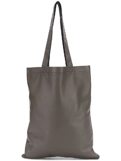 Shop Rick Owens Shopper Bag In Grey