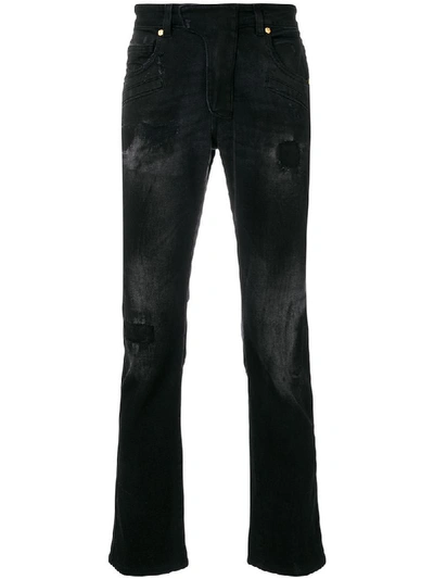 Shop Pierre Balmain Slim Distressed Jeans