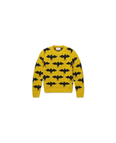 Shop Fashion Concierge Vip Gucci -animal Print Cardigan - Unavailable In Yellow/black
