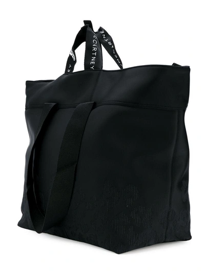 Shop Adidas By Stella Mccartney Large Tote Bag - Black In Black Black Black