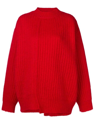 Shop Calvin Klein 205w39nyc Oversized Knit Sweater