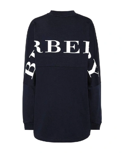 Shop Burberry Oversized Cotton Sweatshirt In Unavailable