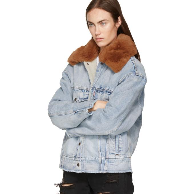Levi's Oversize Faux Shearling Lined 
