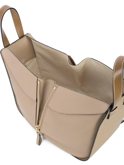 Shop Loewe Hammock Shoulder Bag - Neutrals