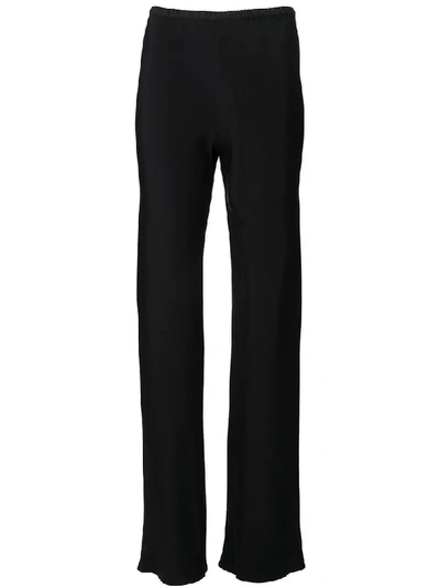 Peter Cohen Straight Trousers In Black