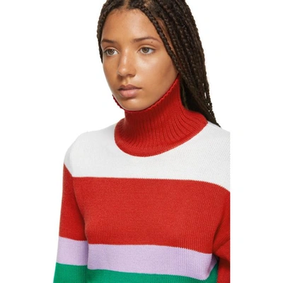 Shop Anton Belinskiy Multicolor Striped Sweater