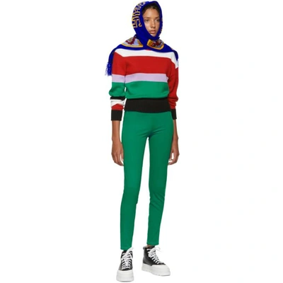 Shop Anton Belinskiy Multicolor Striped Sweater