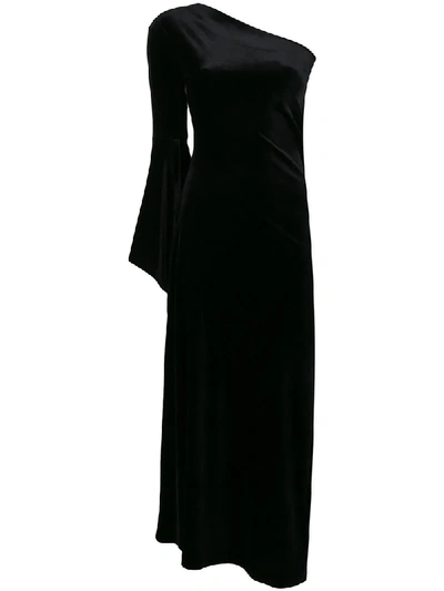 Shop Ssheena One-shoulder Evening Dress - Black