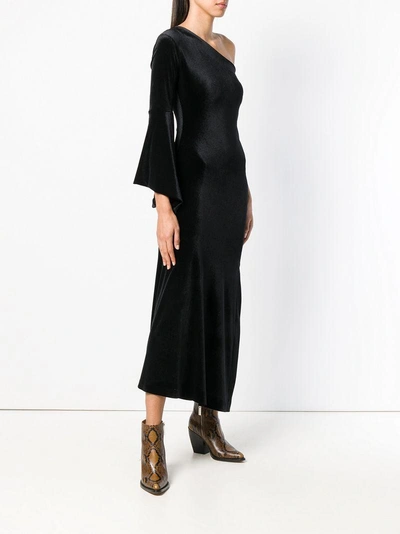 Shop Ssheena One-shoulder Evening Dress - Black