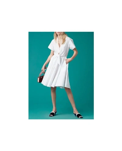 Shop Diane Von Furstenberg Dvf  Short Sleeve Collared - Farfetch In White