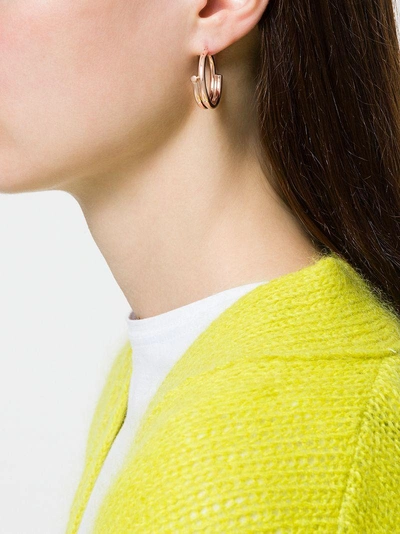 Maria Black Genie Hoop Earring In Metallic