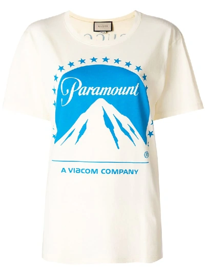 Shop Gucci Oversize Paramount T-shirt