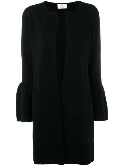 Shop Allude Wide Sleeved Cardi-coat - Black