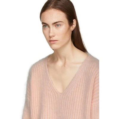 Shop 3.1 Phillip Lim / フィリップ リム 3.1 Phillip Lim Pink Mohair Cropped Sweater In Bl838 Blush