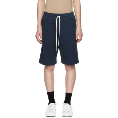 Shop John Elliott Blue Sweat Shorts In Jade