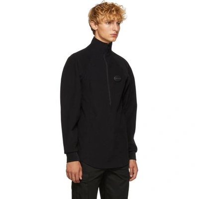 Shop Ribeyron Black Fleece Warmer Sweater
