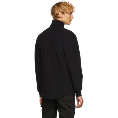 Shop Ribeyron Black Fleece Warmer Sweater