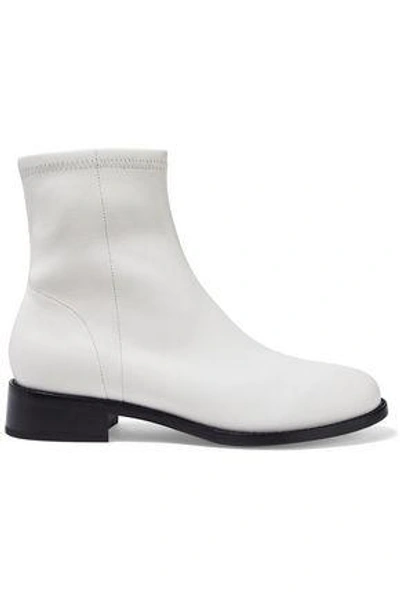 Shop Opening Ceremony Woman Leather Ankle Boots White