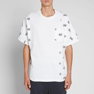 Shop Wooyoungmi Logo Side Print Tee In White
