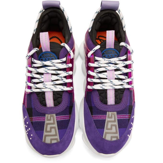 versace purple boots
