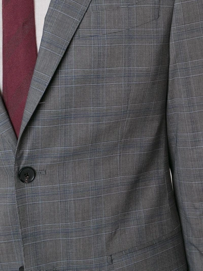 Shop Fashion Clinic Timeless Woven Check Suit In Grey