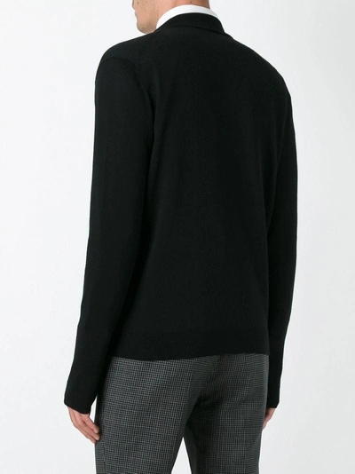 Shop Fashion Clinic Timeless V-neck Cardigan In Black