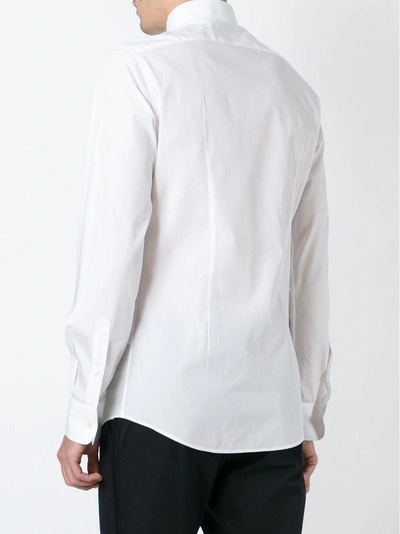 Shop Fashion Clinic Timeless 'piumino Twill' Shirt In White