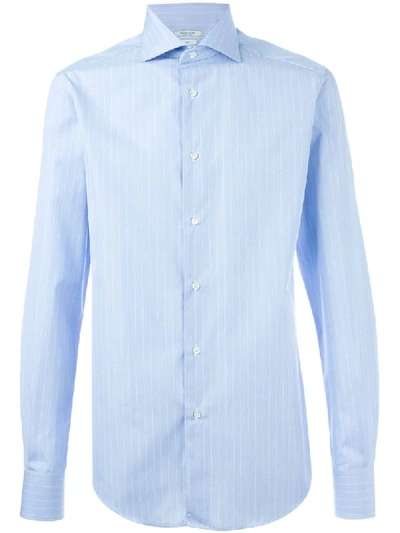 Shop Fashion Clinic Timeless 'piumino' Shirt In Blue
