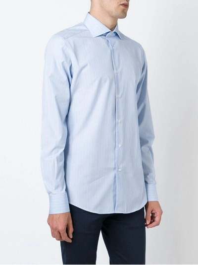 Shop Fashion Clinic Timeless 'piumino' Shirt In Blue