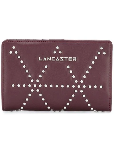 Shop Lancaster Studded Wallet In Red