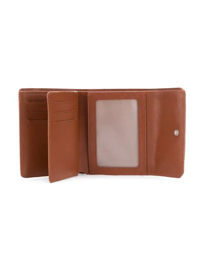 Shop Lancaster Small Flap Wallet - Brown