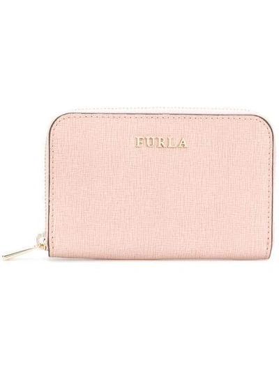 Shop Furla Mini Babylon Wallet - Pink