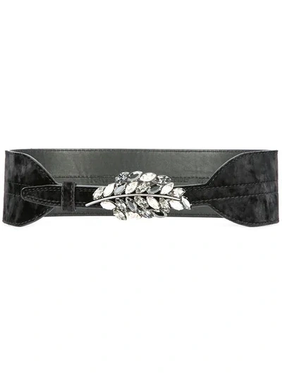 Shop Kate Cate Embellished Waist Belt - Black