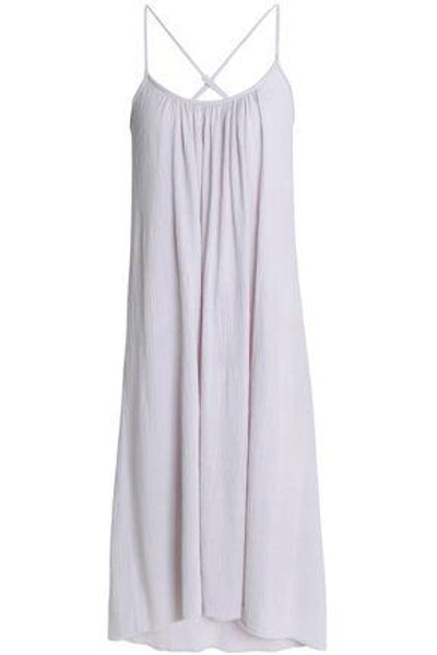 Shop Kain Woman Tulum Cold-shoulder Cady Dress Lilac