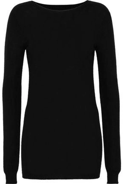 Shop Rick Owens Woman Cashmere Sweater Black