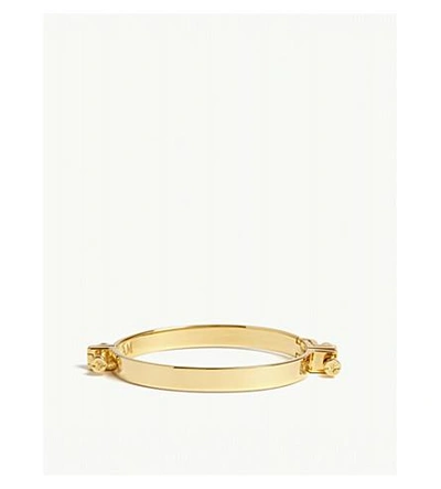 Shop Annelise Michelson Alpha Bracelet In Gold