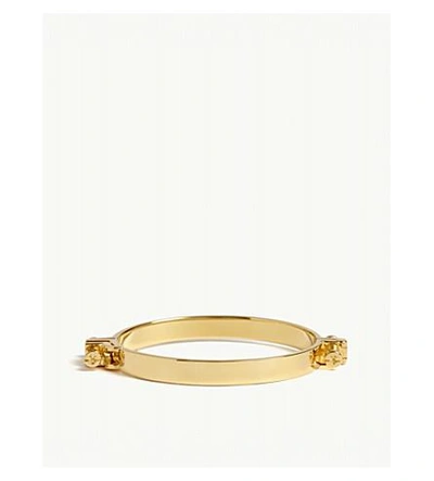 Shop Annelise Michelson Alpha Bracelet In Gold