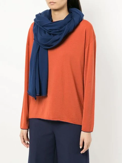 Shop Sofie D'hoore Ava Scarf In Blue