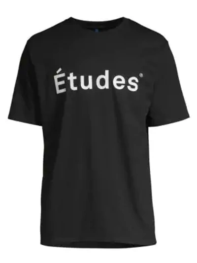 Shop Etudes Studio Wonder Etudes Logo T-shirt In Black