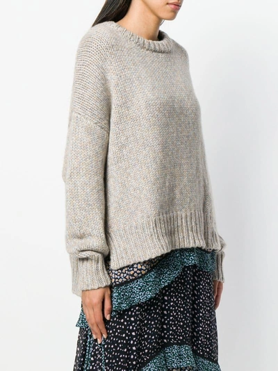 oversized side split jumper