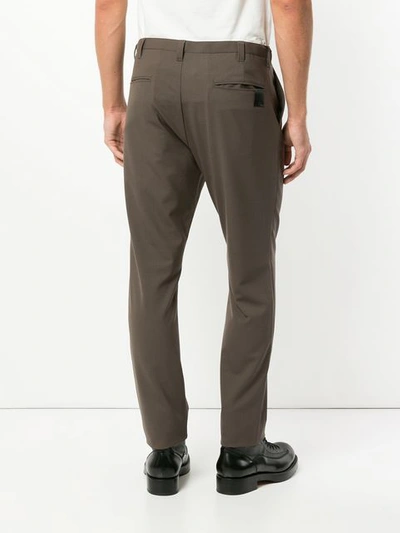 Shop N.hoolywood N. Hoolywood Tailored Fitted Trousers - Brown