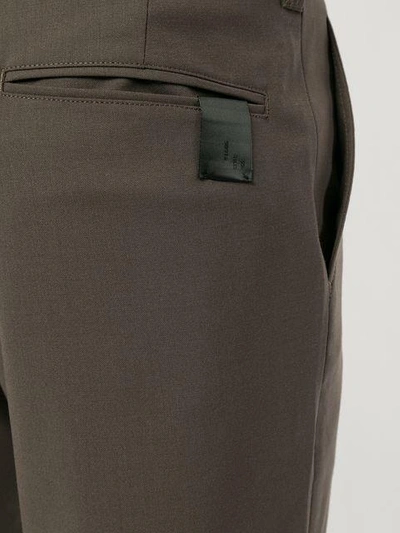 Shop N.hoolywood N. Hoolywood Tailored Fitted Trousers - Brown