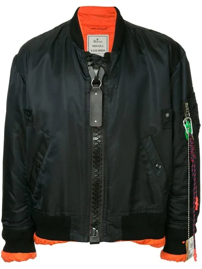 Maison Mihara Yasuhiro Big Zip Jacket - Black